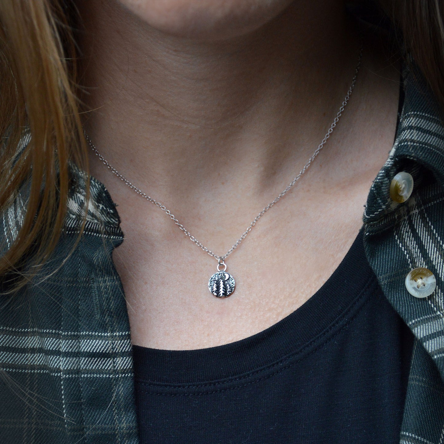 Forest Sky Dainty Necklace